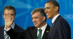 NATO zirvesinde Cumhurbaşkanı Gül ve Obama bir araya geldi