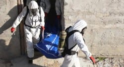 Cesedi oksijen tüpüyle çıkardılar!