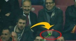 Lazer tutan seyirciye suç duyurusu!