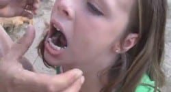 Çocuğunun süt dişini kamyonetle çekti!