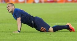 FIFA, Sneijder’in takımını yanlış gösterdi!