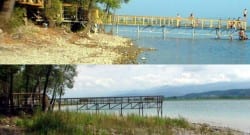 Sapanca Gölü’nün 10 ay öncesi ve sonrası!