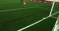 Arjantin kalecisini çizgi kurtarmış!