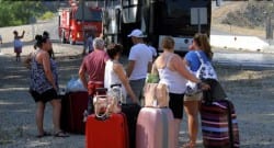 Tur otobüsü seyir halindeyken yandı!