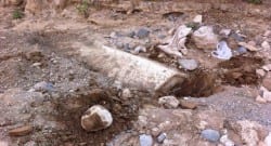 Sel ve yağmur 2 bin yıllık anıt mezarı ortaya çıkardı!