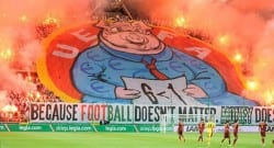 UEFA’ya domuz figürlü gönderme!