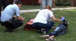 Genç kızı parkın içinde sızmış halde buldular!