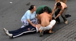 Sivil polisin yol verme kavgasında bıçakla yaralandı!