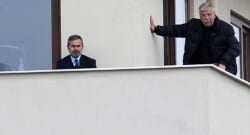 Aykut Kocaman maçı balkondan seyretti!