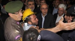 Bakanlar su basan maden ocağında!