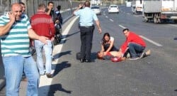 İzmir otoyolunda kamyon faciası!