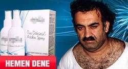 Tüy dökücü krem reklamındaki El Kaide lideri alay konusu oldu!