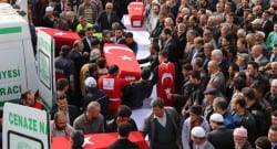 Ermenek’teki maden ocağında ölen madencilere son veda!