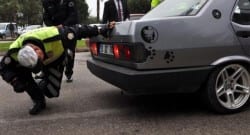 Trafikte egzoz ve ses denetlemesi gerçekleştirildi!