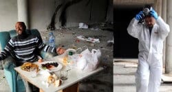 Cesedin başında çilingir sofrası kurup türkü söyledi!