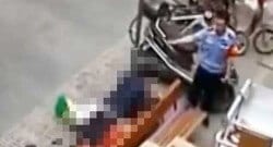 Çin’de sarhoş çift şaşkınlık yarattı!