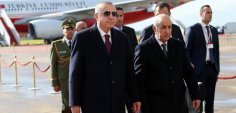 Cumhurbaşkanı Erdoğan Cezayir’e geldi