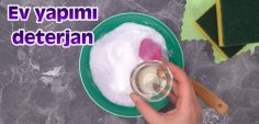Evde pratik deterjan yapımı